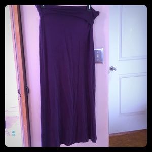 Purple Maxi Skirt